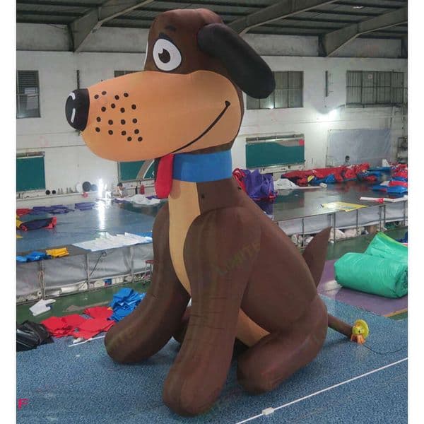 outdoor games activities 6m 20ft tall Giant advertising inflatable dog model for zoo Pet shop promotion decoration cartoon anima