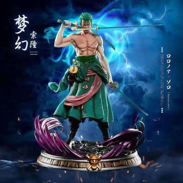 2026 New Hot One Piece Roronoa Dream Zoro Anime Figure Collectible Action Figurine Model Cartoon Children Kids Boy Toy Gift 99 Toy