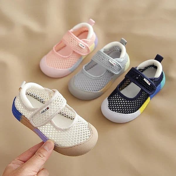 Summer Baby Girls Casual Shoes Infant Toddler Shoes Comfortable Kindergarten Kids Shoes Breathable Mesh Children Sneakers 260306