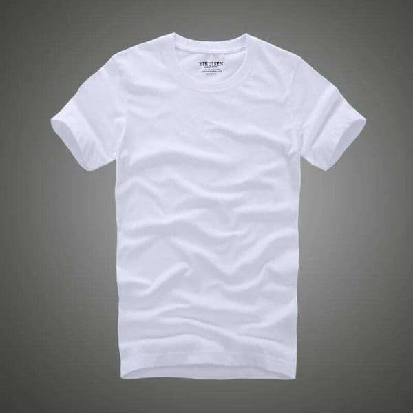 Men Tshirt 100% Cotton Solid Color O-Neck Short Sleeve T shirt Male High Quality Tops Soft Clothing Z260310