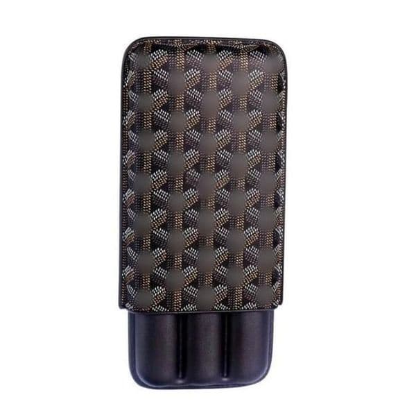 New 9 style top quality luxury genuine leather portable cigar case cigar moisturizing box designer cigar storage box smoking storage bucket cigarette case G letter
