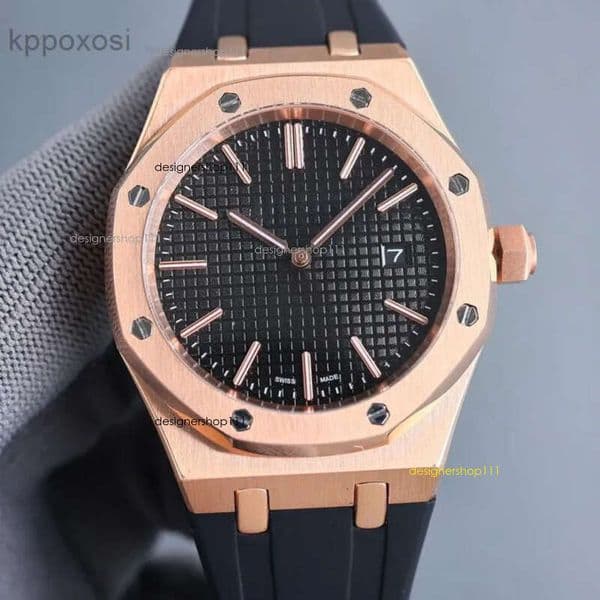 Top quality oak mens watch super clone started in 1875 designer watches men 4302 mechanical movement 41mm sapphire glass with box 5TVX