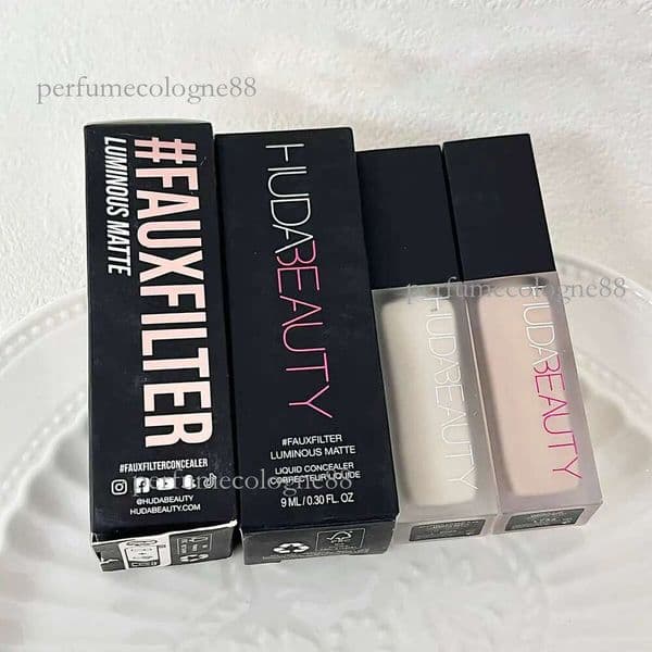 HUDA Beauty FAUXFILTER LUMINOUS MATTE 9ml Cover Long Lasting Without Wrinkles Brightening Tear Troughs Dark Circles Cosmetics
