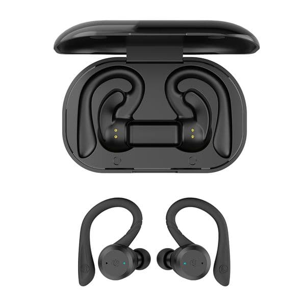 New IPX7 Waterproof 53 Earphones True Wireless Over-Ear Hook Sports Headphones HiFi Bass Long Battery Sweatproof Running Headset Earbuds Z260530