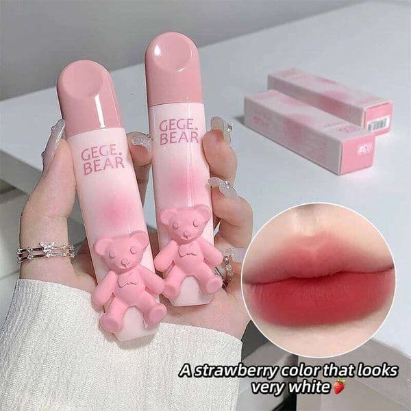 Gegebear Matte Velvet Gloss Lipstick with Long-lasting Color, Cream and Lip Mud Gift Z260310