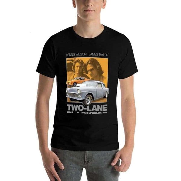 Two-Lane Blacktop Shirt - Retro Car Buff Movie Tribute Artwork funny shirts t shirt man designer T-Shirt J260306