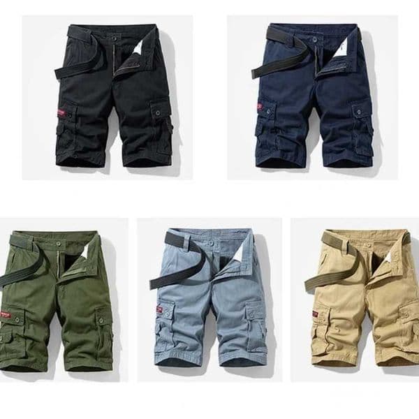 2025 New summer mens cotton workwear shorts mens clothing casual Bermuda beach jogging shorts mens workwear shorts C260518