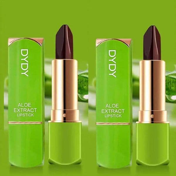 2PCS Tricolor Color Changing Tint Lipstick Lasting Moisturizing Discolored Gloss Aloe Vera Lip Balm Non-Stick Cup Z260310