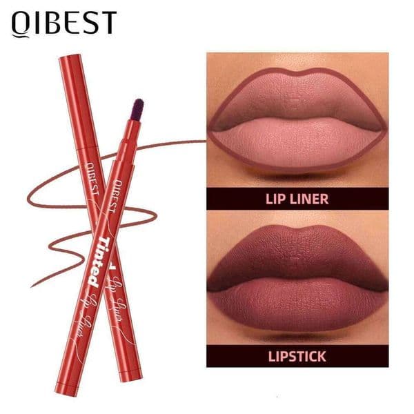 QIBEST 5 Colors Lipstick Lipliner Nude Soft Matte Lip Liner Pen Non-Drying Waterproof Plumping Outline The Lips Contour Makeup Z260310