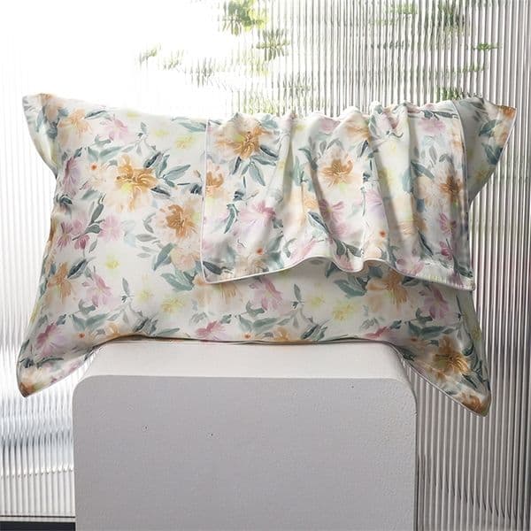DISANGNI 100 Natural Mulberry Silk Pillowcase for Hair and Skin - Front in Pure Silk Back in Breathable Lyocell Fiber 1pc 260228ww