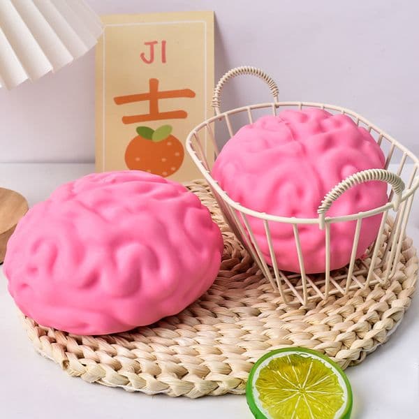 Jumbo Cheese Stress Ball Big Cheese Cube Squishy Soft Shapeable Squeeze Ball Non-Bounce Fidget Toy ASMR Sensory Anti-Stress Gift BY SEA