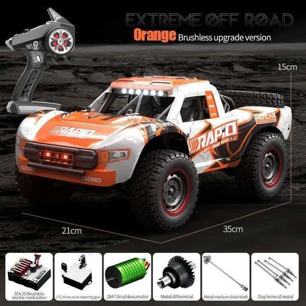 Rc Crawler JJRC Q130 High Speed RC CAR Off Road Climbing Truck Brushless Motor Remote Control radio control car Racing Model Adult Gift Children Toys Drift Ca