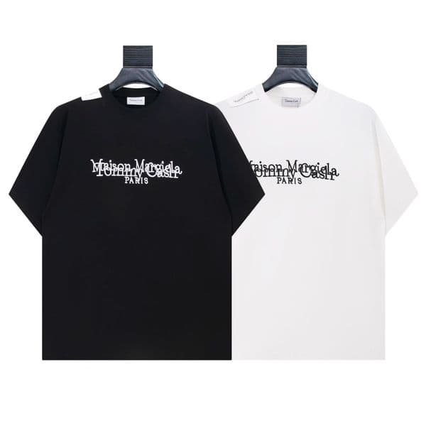 Maison Miharra Shirt Fashion Brand Summer New Model Short-sve T-shirt With Layered Number And Letter Embroidery L260514
