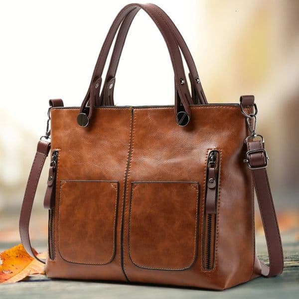 Womens Retro PU Leather Crossbody Handbag Fashion Classical Style Shoulder Purse Casual Daily Bag 260227