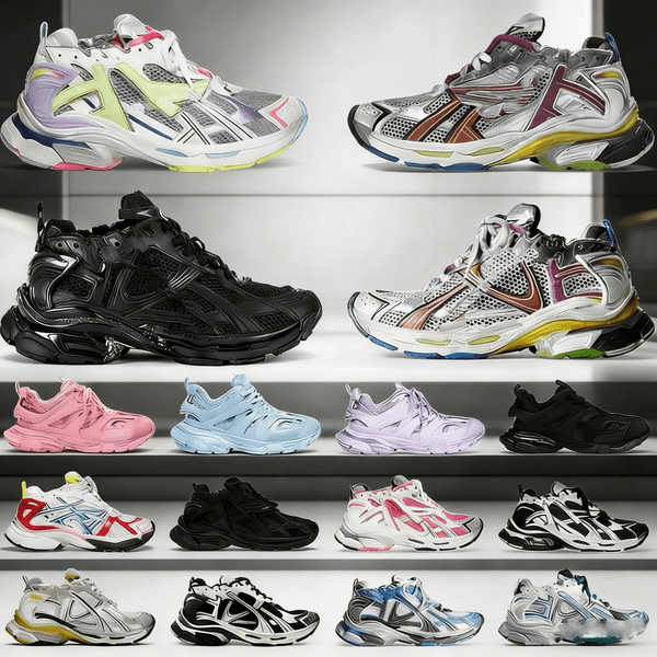 Designer Casual Track Runners 7 7.0 Sneakers 7.5 3.0 Paris Triple White Black Pink Grey Beige 3xl sneakers Mens Womens Trainers Tennis Shoes