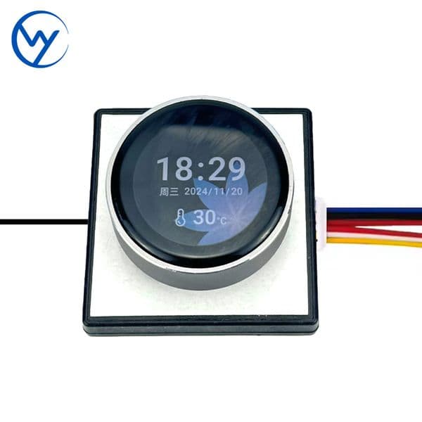 LED Display Screen Knob Control for Enhanced Lighting Experience of a 12V Smart Mirror
