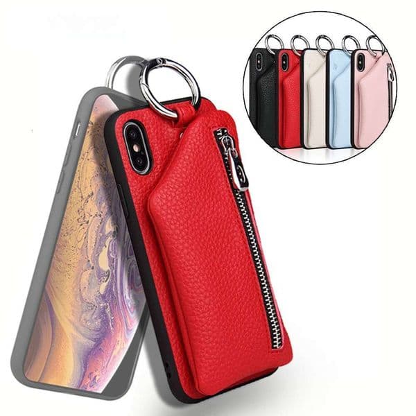 iPhone 17 phone case Apple 17 phone case INS Coin Purse iPhone 12 X Women 11 Pro Soft Case Xs Max/XR Shockproof Compatible with 8 Plus