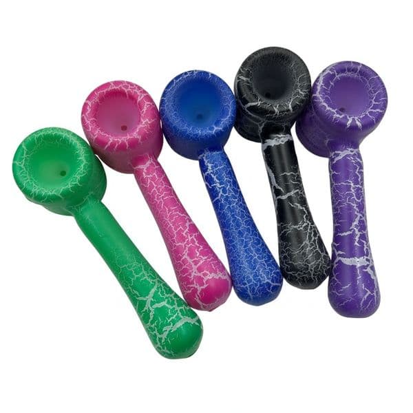 Spoon Pipe Tobacco Smoking Pipes Glass Water Hand Pipe Accessories Bubbler
