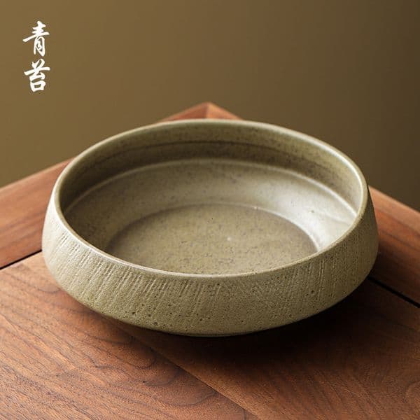 Bestseller Rustic ceramic tea with vintage Zen charm, Chinese-style home snack and dried fruit tray, bergamot tray ddmySat