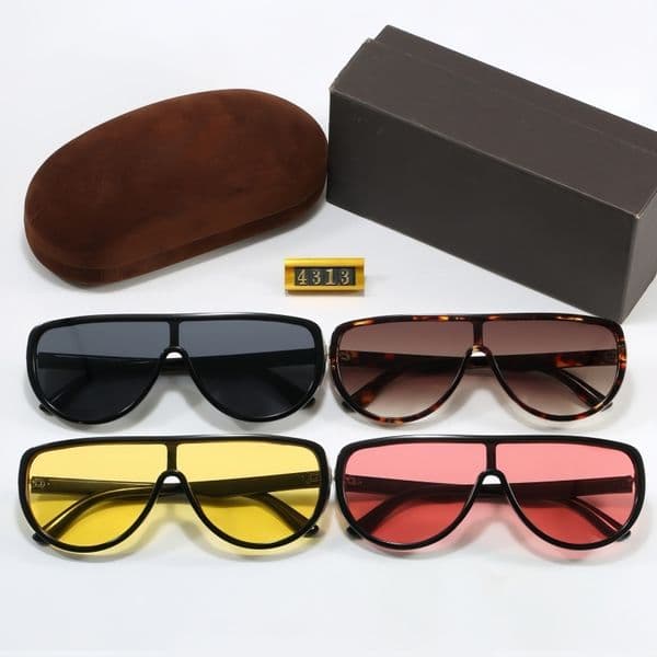 Sunglasses designer sunglasses women men fashion large-sized shield shaped sunglasses trendy luxury lightweight frame outdoor beach travel party 4313