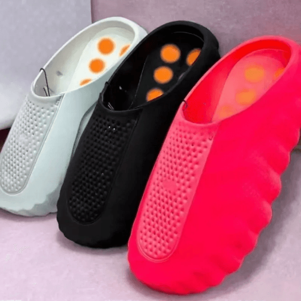 Designer Mind 001 002 Running for Men Women Pre-match Tech Comfortable Slippers Bone Solar Red Black Chrome Light Smoke Grey Fashion Shoes thumbnail 2