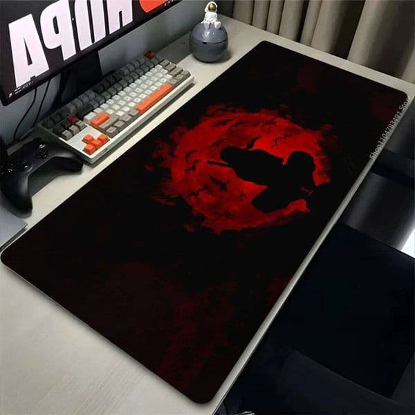Naruto Itachi Uchiha Mouse Pads Gamer PC Computer Large 900x400 XXL Desk Mat Keyboard Anime Gaming Accessories Mousepad Carpet 26L0311