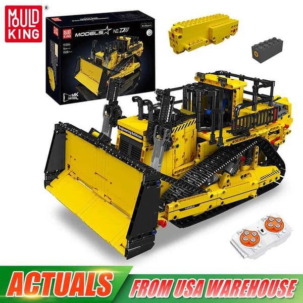 Mould King 15084 Technical Car Toys The APP RC Control D11 Bulldozer Building Block Assembly Truck Brick Set Kids Christmas Gift X260311