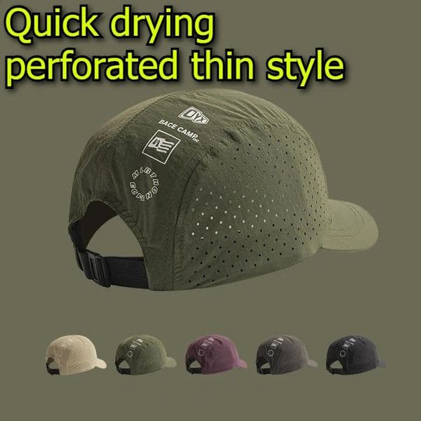 Summer Thin Breathable Mesh Baseball Caps for Men and Women Outdoor Camping Leisure Sun Protection Quick-drying Hiking Hats 260304