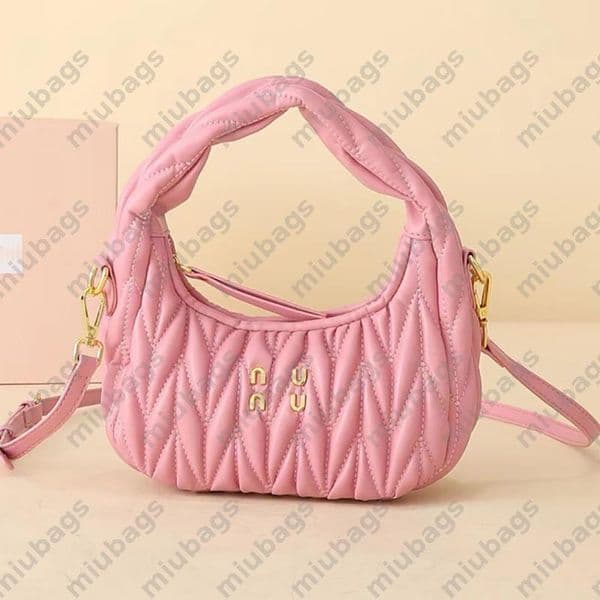 Women Handbag Designer Bag Multiple Colors Leather Wrinkled Half Moon Bags Lady Underarm Daily Dating Purse Party Clutch Wallet Evening Bag DSD2603117