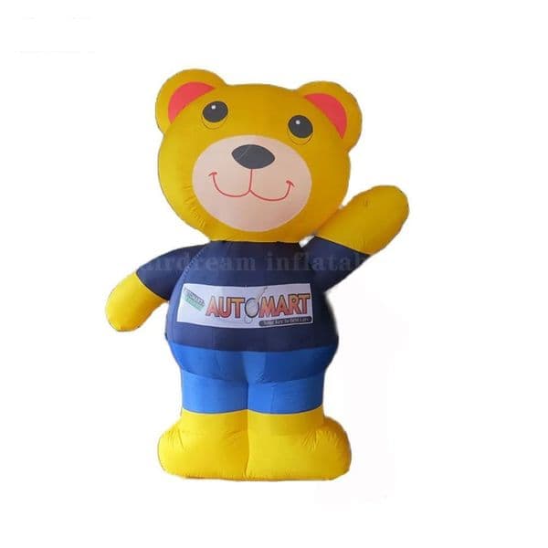Customized cute inflatable ted bear Grizzly bear large animals cartoon for advertising