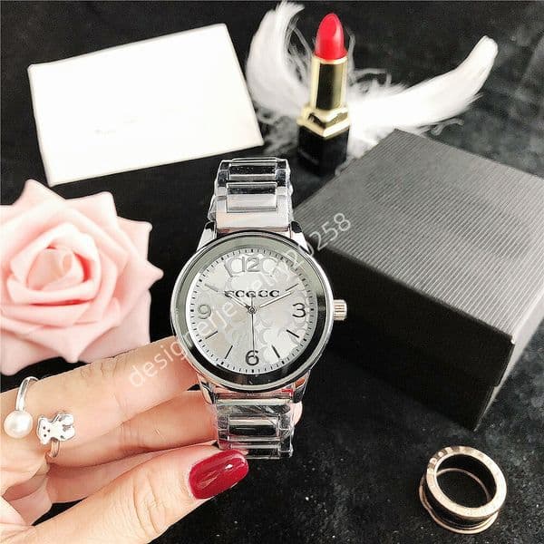 High quality designer women coacher wathc mens watch bezel watches quartz watch MedusaSapphire crystal glass Greek fret design PERRY watch luxury