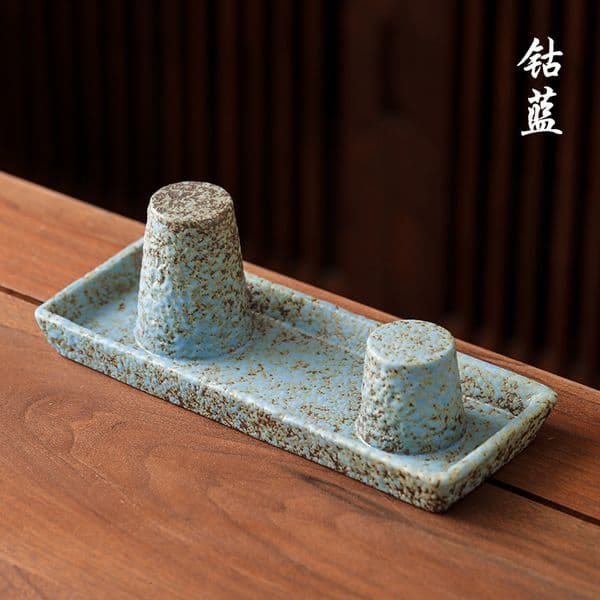 Bestseller Coarse Pottery Lid Holder Vintage Purple Clay Stand Kung Fu Tea Set Accessories Household Ceramic Teapot Rack ddmySat