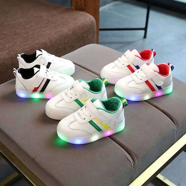 Children Led Boys Girls Lighted Casual Glowing For Kid Sneakers With Sole Running Shoes Luminous W260311