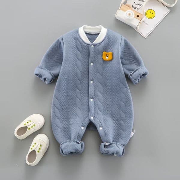 k1300 Newborn jumpsuit warm spring and autumn pure cotton baby clothes