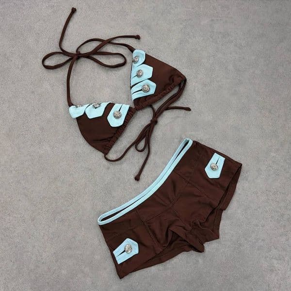 2026 New Micro Bikinis Sexy Women Swimsuit Female Push Up Swimwear Brazilian Bikini Patchwork Bathing Suit Beachwear Bandeau Biquini Dongdumaoyi Free Shipping