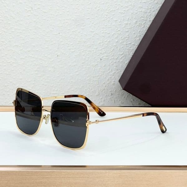 New TF TARA-02 Eyewear TF1319 TOP Quality Designer Sunglasses Fashion Luxury Classic Oversized Frame Sunglasses UV400 for Men Women With Original Box Size 57-17-140