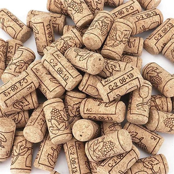 50 100 Pcs Wine Corks Stopper Natural Reusable Functional Portable Wine Cork Straight Stopper for Bottling of Wines or Crafting 260304