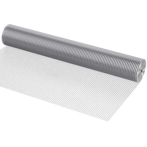 Hardware Cloth, 1/2 inch 48in x 50 ft 19 Gauge, Hot Dipped Galvanized Roll, Chicken Fencing, Wire Mesh for Rabbit Cages, Garden, Small Rodents