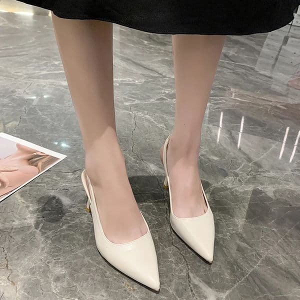 Summer Casual Fashion Pointed Toe Stiletto Sandals Sexy Elegant Banquet Comfortable High Heels Womens Shoes NO001 260311