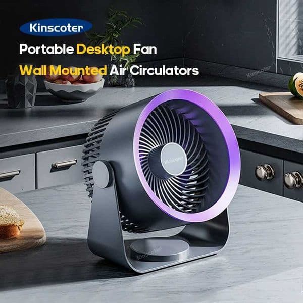 KINSCOTER Multifunctional Electric Fan Circulator Wireless Portable Home Quiet Ventilator Desktop Wall Ceiling Fan Air Cooler X260311