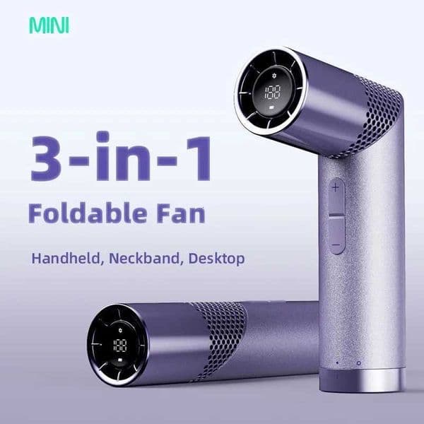 Stay cool anywhere with the new turbo USB handheld fan featuring powerful airflow in a portable mini design X260311