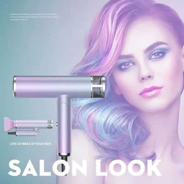 Foldable Hair Dryer Blower Electric Negative Ion Blower Mini Folding Lightweight Hair Blower Quiet Quick Dryer Home Travel X260311