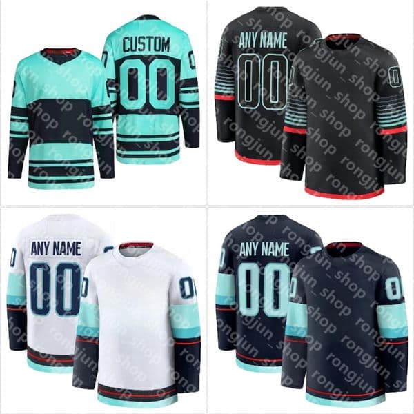 2025-26 Man Hockey Jersey 31 Philipp Grubauer 7 Eberle 10 Matty Beniers 6 Adam Larsson 29 Vince Dunn 55 Ryan Lindgren 51 Shane Wright 17 Jaden Schwartz Stitched