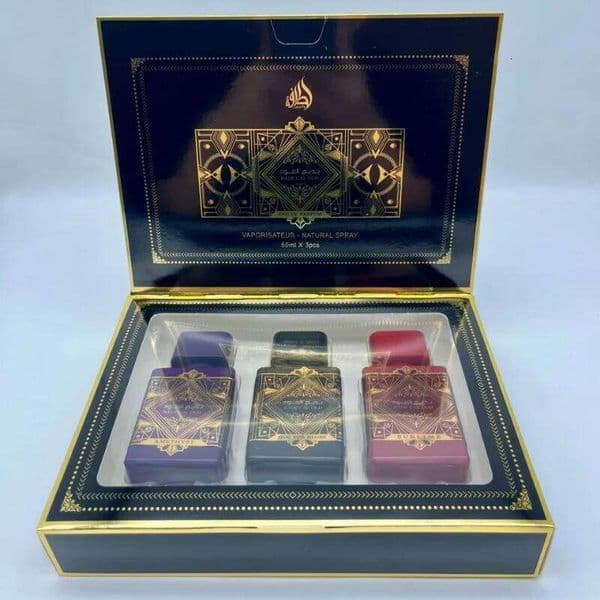 150ml Unisex Perfume Gift Set 3PCS Long Lasting Eau De Parfum with Fruity Fresh Tropical Rose Moss Earthy and Vanilla Notes Z260311