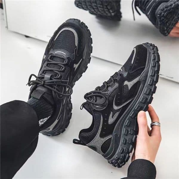 2026 Dad Shoes 2026 Luxury Shoes Spring Mesh Breathable Wear-resistant Casual Shoes Non-slip Running Sneakers Trendy Tire Sole Men's Shoes