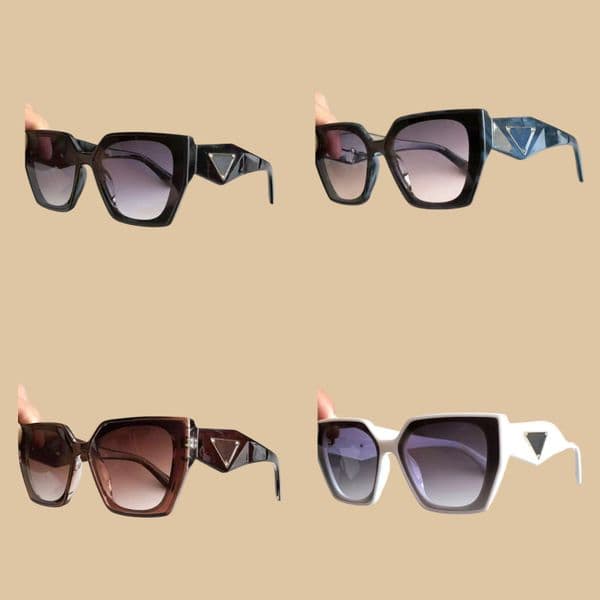 211 Designer Sunglasses Classic Eyeglasses Goggle Outdoor Beach Sun Glasses For Man Woman Mix 7 Color Optional Triangular signature hj642