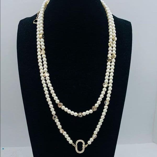 High quality luxury jewelry Fashionable luxury letter sweater chain for women, Xiaoxiang's parent style necklace, waist chain for women