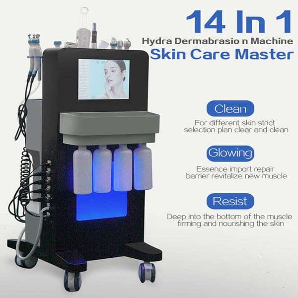 14 In 1 Beauty Microdermabrasion Oxygen Jet Aqua Beautys Skin Care Cleaning Beauty Dermabrasion Beauty device