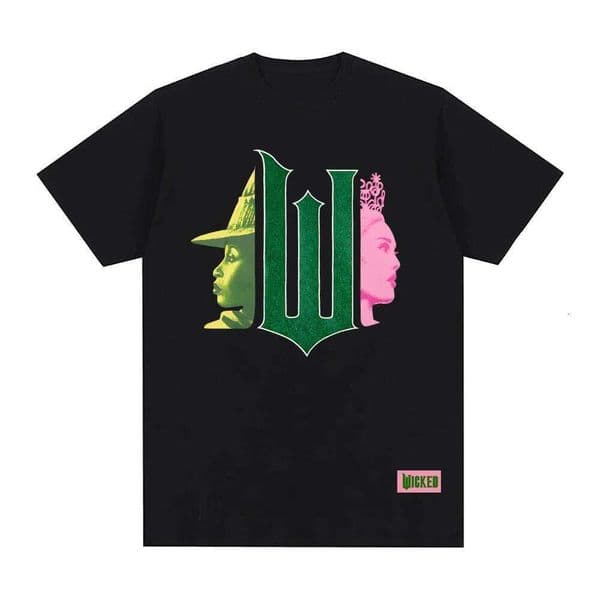 Wicked For Good 2026 new T-SHIRT American epic song and dance fantasy movie tops Summer 100%Cotton High Quality Tee-shirt H260311