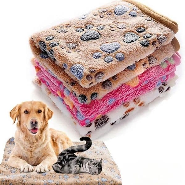 Soft Comfortable Cat/Dog Mats Winter Cozy Bedding with Adorable Cartoons Patterns